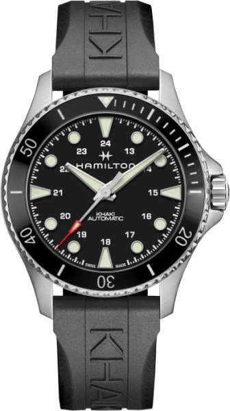 画像1: 腕時計 ハミルトン HAMILTON カーキ ネイビー スキューバオート 30気圧防水 43mm メンズ 機械式 自動巻き H82515330 正規品【コレクションケースプレゼント】 (1)