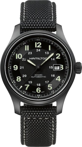 画像1: HAMILTON ハミルトン カーキ フィールド チタニウム オート 42mm メンズ 腕時計 H70575733 正規品【コレクションケースプレゼント】 (1)