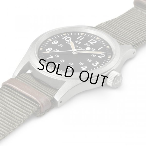 画像3: HAMILTON カーキ フィールド メカ 38mm メンズ 機械式手巻き H69439931 パワーリザーブ80時間 黒文字盤 正規品 (3)