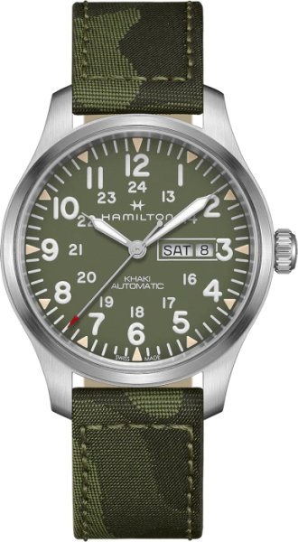 画像2: HAMILTON ハミルトン カーキ フィールド デイデイト 42mm メンズ 機械式自動巻き 正規品 (2)