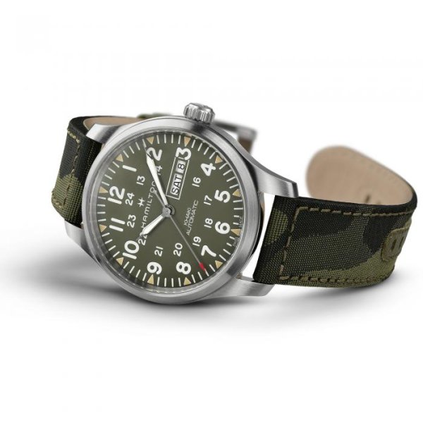 画像4: HAMILTON ハミルトン カーキ フィールド デイデイト 42mm メンズ 機械式自動巻き 正規品 (4)