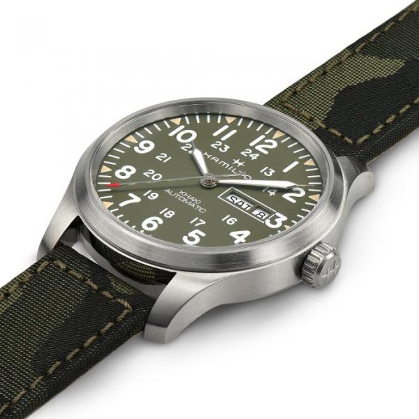 画像3: HAMILTON ハミルトン カーキ フィールド デイデイト 42mm メンズ 機械式自動巻き 正規品 (3)