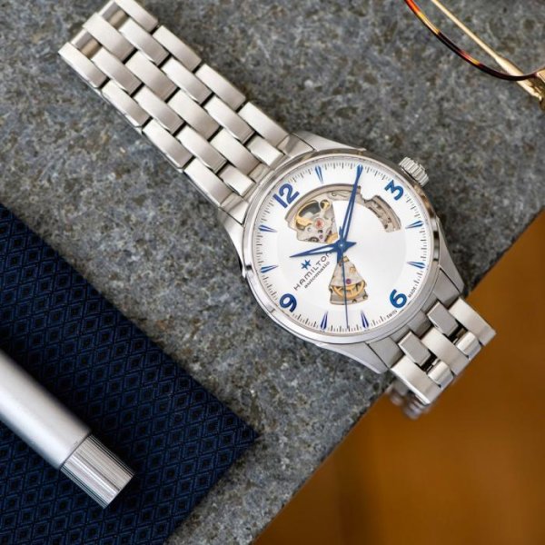 画像6: ハミルトン HAMILTON ジャズマスター オープンハート 42mm メンズ 機械式 自動巻き H32705152 正規品 (6)