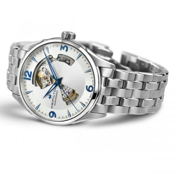 画像4: ハミルトン HAMILTON ジャズマスター オープンハート 42mm メンズ 機械式 自動巻き H32705152 正規品 (4)