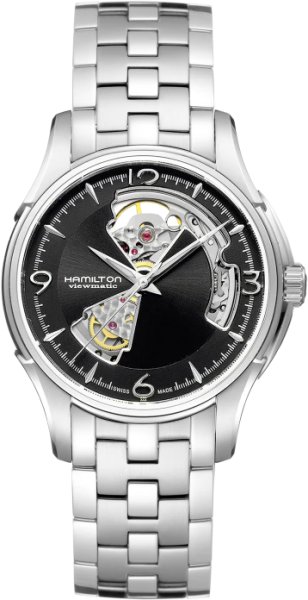 画像1: 腕時計 ハミルトン HAMILTON メンズ ジャズマスターオープンハート 40ｍｍ H32565135  正規品【コレクションケースプレゼント】 (1)