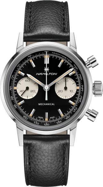 画像2: ハミルトン HAMILTON 腕時計 American Classic Intra-Matic Chronograph H アメリカン クラシック イントラマティック クロノグラフH 手巻き H38429730 正規品 (2)