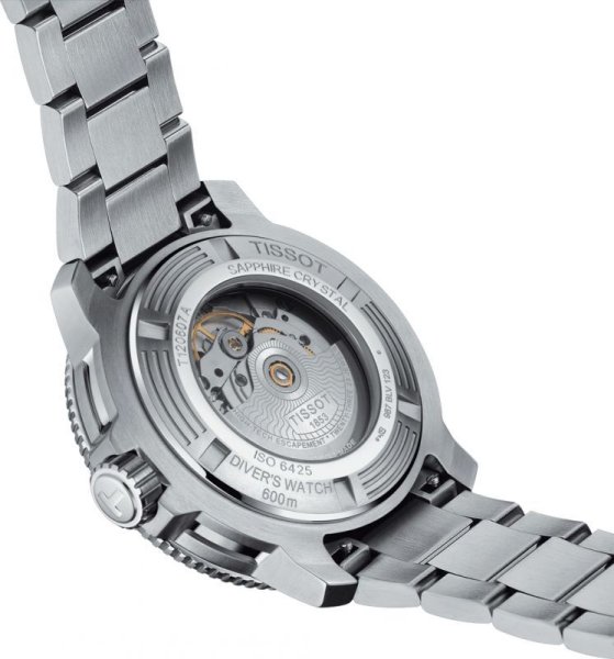 画像3: ティソ TISSOT シースター2000 プロフェッショナル オートマティック SEASTAR 2000 POWERMATIC 80 メンズ 機械式自動巻き T1206071104101 T120.607.11.041.01 ステンレス ベルト パワーリザーブ80時間 正規品 (3)