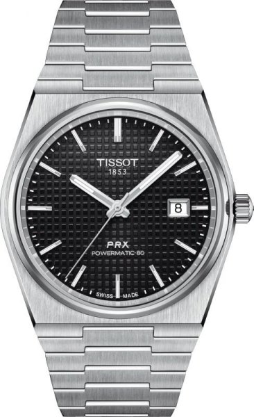画像1: ティソ TISSOT PRX メカニカル 機械式自動巻き メンズ ステンレス ベルト T1374071105100 T137.407.11.051.00 正規品 (1)