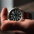 画像2: 腕時計 Laco ラコ パイロットウォッチ クオーツ 861806.2.D PILOT Zurich.2.D チューリッヒ 40mm メンズ 正規品 (2)
