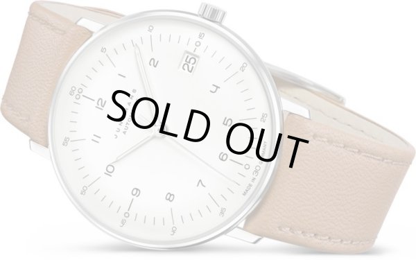 画像3: ユンハンス Junghans 027 4107 02 腕時計 max Bill マックス・ビル メカニカル 機械式自動巻き サファイアガラス 34mm 正規品 (3)