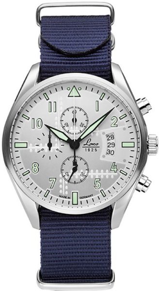 画像1: 腕時計 Laco ラコ メンズ 861918BL Seattle シアトル クオーツ クロノグラフ 正規品 (1)
