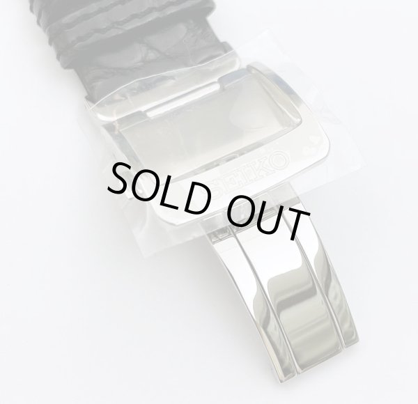 画像3: 20mm 時計ベルト SEIKO PRESAGE セイコー プレザージュ SARW011/SARX019 純正レザーベルト L07Y018J9 ダークブルー クロコダイル (3)