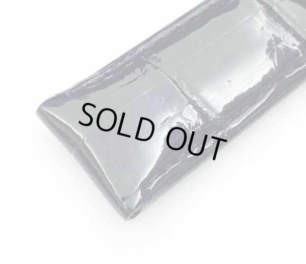 画像5: 20mm 時計ベルト SEIKO PRESAGE セイコー プレザージュ SARW011/SARX019 純正レザーベルト L07Y018J9 ダークブルー クロコダイル (5)