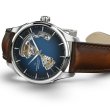 画像4: ハミルトン HAMILTON ジャズマスター オープンハート 40mm H32675540 スモークダイヤル メンズ 機械式 自動巻き ブルーダイヤル  正規品 (4)