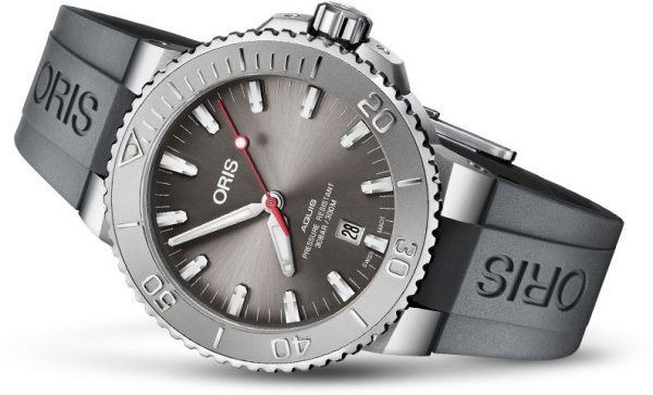 画像2: 腕時計 オリス ORIS アクイス デイト レリーフ ダイバーズ 機械式自動巻 01 733 7730 4153-07 4 24 63EB 正規品 (2)