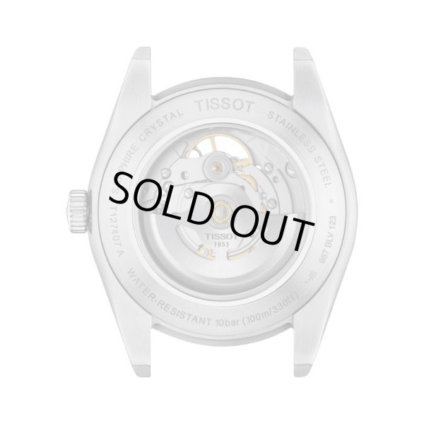 画像2: ティソ TISSOT ジェントルマン オートマティック オープンハート GENTLEMAN AUTOMATIC OPENHEART メンズ ステンレス ベルト 機械式自動巻き T1274071108100 T127.407.11.081.00 パワーリザーブ80時間 正規品 (2)