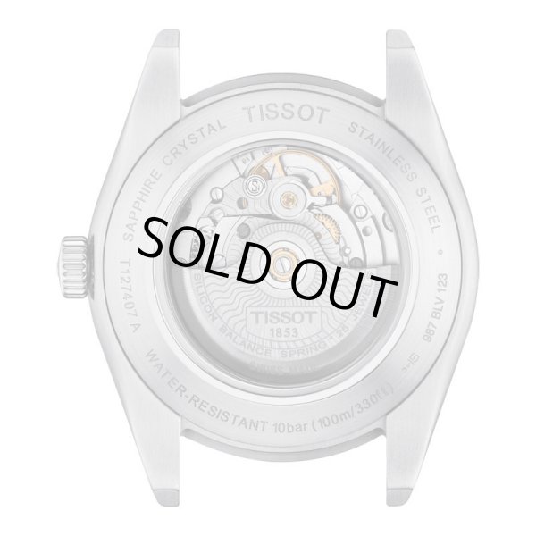 画像2: ティソ TISSOT ジェントルマン オートマティック GENTLEMAN AUTOMATIC メンズ ステンレス ベルト 機械式自動巻き T1274071106101 T127.407.11.061.01 パワーリザーブ80時間 正規品 (2)