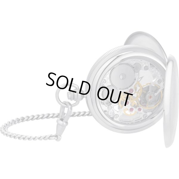 画像3: T859.405.19.273.00 ティソ TISSOT 懐中時計 ポケットウォッチ BRIDGEPORT MECHANICAL SKELETON ブリッジポート メカニカル スケルトン 機械式手巻き 蓋付き 正規輸入品 (3)