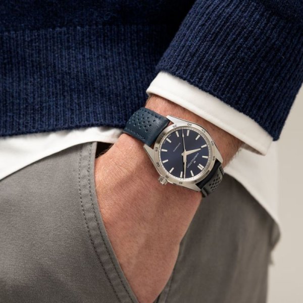 画像4: H36215640 ハミルトン HAMILTON ジャズマスター パフォーマー オート Performer Auto 38mm 機械式 自動巻き ブルーダイヤル 正規品 (4)