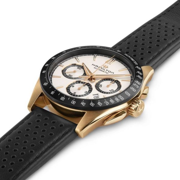 画像3: H36626710 ハミルトン HAMILTON ジャズマスター パフォーマー オート Performer Auto Chrono 42mm 機械式 自動巻き ホワイトダイヤル クロノグラフ 正規品 (3)