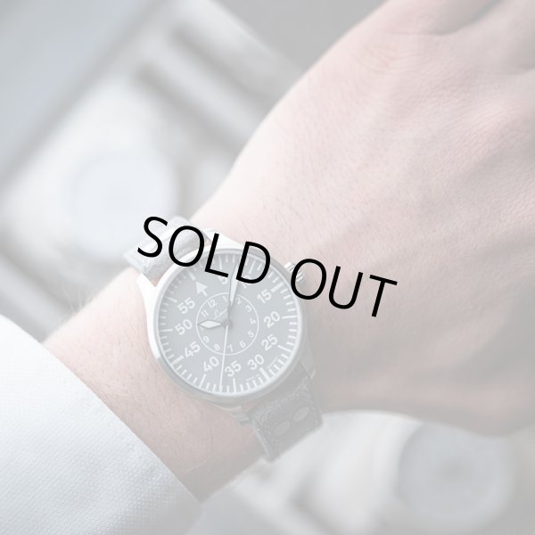 画像8: 腕時計 ラコ Laco 862162 PILOT Aachen39 Grau パイロット アーヘン39 グラウ 機械式自動巻き 正規品 (8)