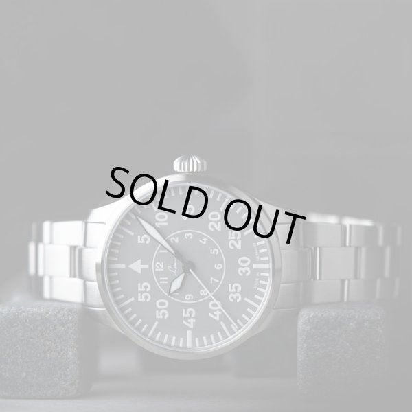 画像6: 腕時計 ラコ Laco 862162.MB PILOT Aachen39 Grau パイロット アーヘン39 グラウ 機械式自動巻き 正規品 (6)