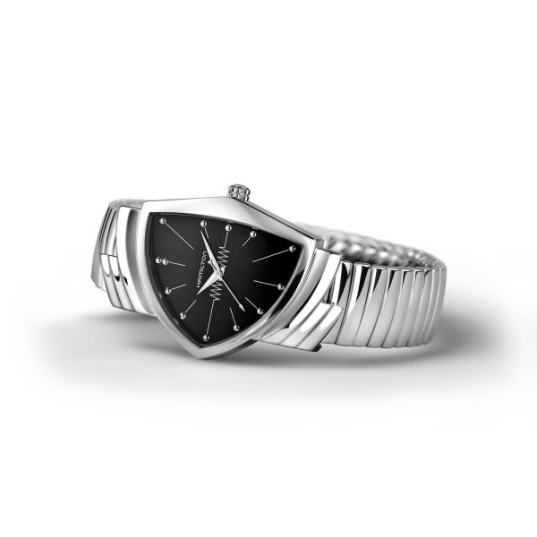 画像5: H24411232 腕時計 HAMILTON ハミルトン クォーツ ベンチュラ メンズ フレックスブレスレットモデル 蛇腹ベルト 正規品 (5)