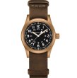 画像1: H69459530 ハミルトン HAMILTON カーキ フィールド メカ 38mm メンズ 機械式手巻き パワーリザーブ80時間 黒文字盤 ブロンズケース 正規品 (1)