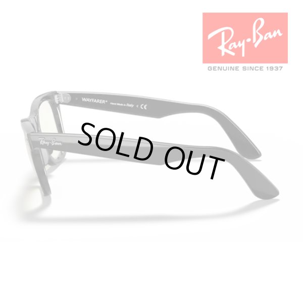 画像2: RayBan レイバン ウェイファーラー WAYFARER サングラス メガネフレーム 52□22 ブラック グレー 調光レンズ RB2140F 901/5F メーカー2年保証 クロス付き 正規品 (2)