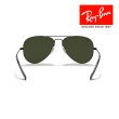 画像3: RayBan レイバン Aviator large metal アビエーター ラージメタル サングラス メガネフレーム 58□14 ブラック グリーン G-15 RB3025 L2823 メーカー2年保証 クロス付き 正規品 (3)