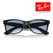 画像6: RayBan レイバン ニューウェイファーラー NEW WAYFARER サングラス メガネフレーム 55□18 ブラック ブルー RB2132F 901/3F メーカー2年保証 クロス付き 正規品 (6)