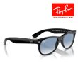 画像4: RayBan レイバン ニューウェイファーラー NEW WAYFARER サングラス メガネフレーム 55□18 ブラック ブルー RB2132F 901/3F メーカー2年保証 クロス付き 正規品 (4)