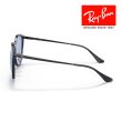 画像2: RayBan レイバン サングラス メガネフレーム 55□19 ブラック ブルー RB4334D 601/80 メーカー2年保証 クロス付き 正規品 (2)