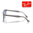 画像2: RayBan レイバン サングラス メガネフレーム EAGLEEYE イーグルアイ 53□21 グレー クリア ブルー RB2398F 13553F メーカー2年保証 クロス付き 正規品 (2)