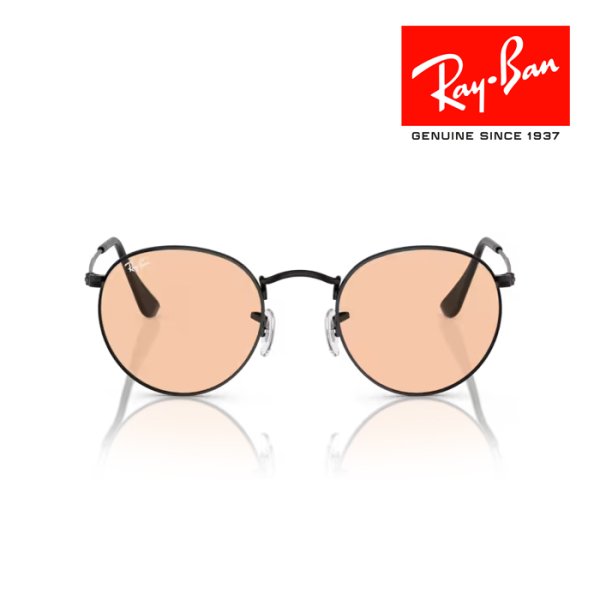 画像5: RayBan レイバン Round metal ラウンドメタル サングラス メガネフレーム 50□21 ブラック ピンク RB3447 002/4B メーカー2年保証 クロス付き 正規品 (5)