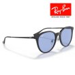 画像4: RayBan レイバン サングラス メガネフレーム 55□19 ブラック ブルー RB4334D 601/80 メーカー2年保証 クロス付き 正規品 (4)