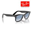 画像4: RayBan レイバン ウェイファーラー WAYFARER サングラス メガネフレーム 52□22 ブラック ブルー RB2140F 901/3F メーカー2年保証 クロス付き 正規品 (4)