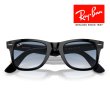 画像6: RayBan レイバン ウェイファーラー WAYFARER サングラス メガネフレーム 52□22 ブラック ブルー RB2140F 901/3F メーカー2年保証 クロス付き 正規品 (6)