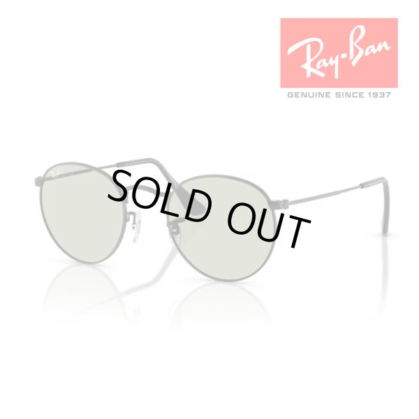 画像1: RayBan レイバン Round metal ラウンドメタル サングラス メガネフレーム 50□21 ブラック グレー RB3447 002/52 メーカー2年保証 クロス付き 正規品 (1)