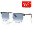 画像1: RayBan レイバン サングラス メガネフレーム EAGLEEYE イーグルアイ 53□21 グレー クリア ブルー RB2398F 13553F メーカー2年保証 クロス付き 正規品 (1)