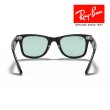 画像3: RayBan レイバン ウェイファーラー WAYFARER サングラス メガネフレーム 52□22 ブラック ブルー/グレー RB2140F 901/64 メーカー2年保証 クロス付き 正規品 (3)