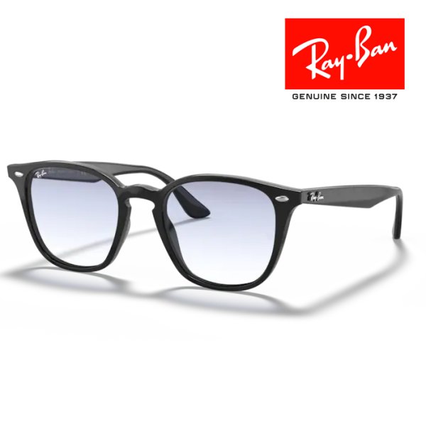 画像1: RayBan レイバン サングラス メガネフレーム 52□20 ブラック ブルー RB4258F 601/19 メーカー2年保証 クロス付き 正規品 (1)