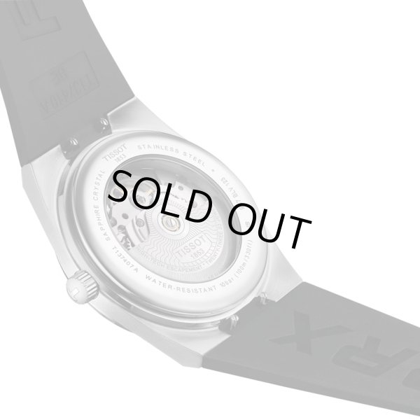 画像6: T1374071705100 ティソ TISSOT PRX メカニカル 機械式自動巻き オートマティック メンズ ラバー ベルト T137.407.17.051.00 ブルー ラバーベルト 正規輸入品 (6)