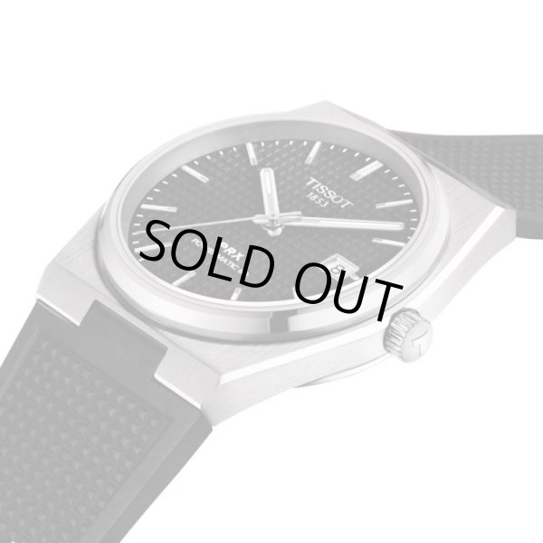 画像5: T1374071705100 ティソ TISSOT PRX メカニカル 機械式自動巻き オートマティック メンズ ラバー ベルト T137.407.17.051.00 ブルー ラバーベルト 正規輸入品 (5)