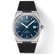 画像1: T1374071704100 ティソ TISSOT PRX メカニカル 機械式自動巻き オートマティック メンズ ラバー ベルト T137.407.17.041.00 ブルー ラバーベルト 正規輸入品 (1)