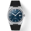 画像2: T1374071704100 ティソ TISSOT PRX メカニカル 機械式自動巻き オートマティック メンズ ラバー ベルト T137.407.17.041.00 ブルー ラバーベルト 正規輸入品【コレクションケースプレゼント】 (2)