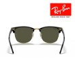 画像3: RayBan レイバン クラブマスター Clubmaster サングラス メガネフレーム 55□19 ブラック ゴールド グリーン G-15 RB3016F W0365 クロス付き 正規品 (3)