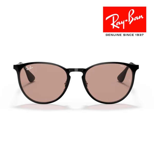 画像6: RayBan レイバン サングラス メガネフレーム Erika metal エリカメタル 54□19 ブラック ブラウン 調光レンズ RB3539 002/Q4 メーカー2年保証 クロス付き 正規品 (6)