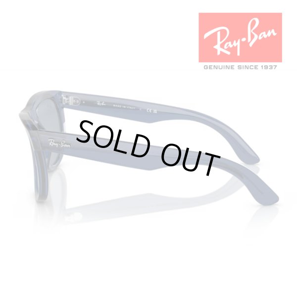 画像2: RayBan レイバン Wayfarer reverse ウェイファーラー リバース サングラス メガネフレーム 53□20 ネイビーブルー クリア RBR0502S 67083A クロス付き 国内正規品 (2)