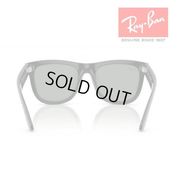 画像3: RayBan レイバン Wayfarer reverse ウェイファーラー リバース サングラス メガネフレーム 50□22 ブラック グリーン RBR0502S 6677VR クロス付き 国内正規品 (3)
